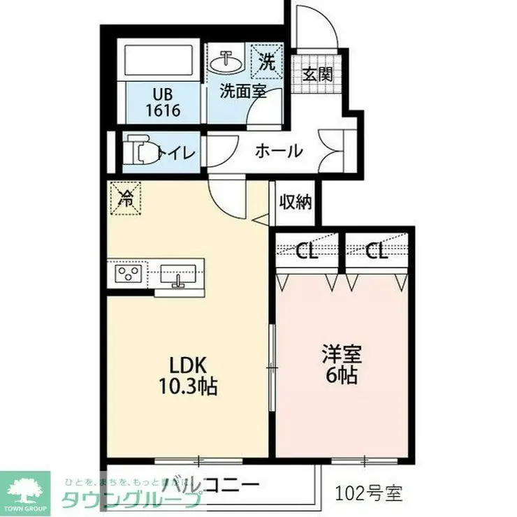 レグラス大岡山 1階階 間取り