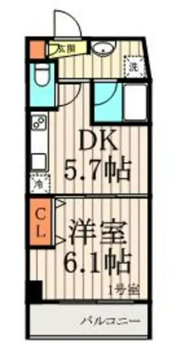 グランドゥールステージ50 6階階 間取り