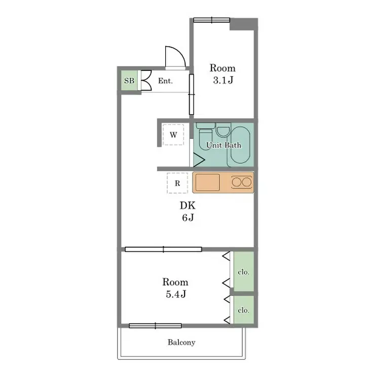 仙台坂アルカディア 2階階 間取り