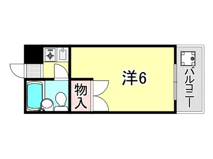 アクティ本山(1K/1階)の間取り写真