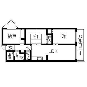 エコグリーン如意(3LDK/3階)の間取り写真