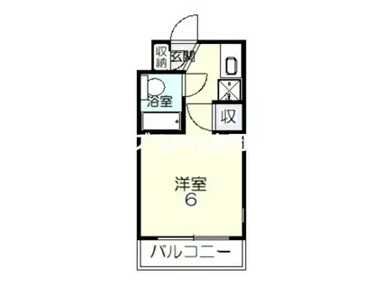 MAPLE TOWN(1K/1階)の間取り写真