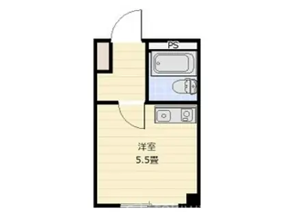 グラーチェアチ(ワンルーム/1階)の間取り写真