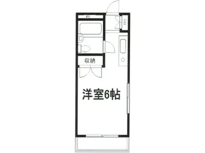 アイコート東長崎(ワンルーム/3階)の間取り写真