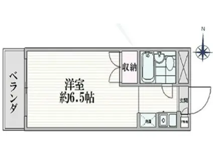 ジョイフル成増(ワンルーム/2階)の間取り写真