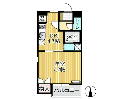 コーポ タカオ(1DK/2階)の間取り写真