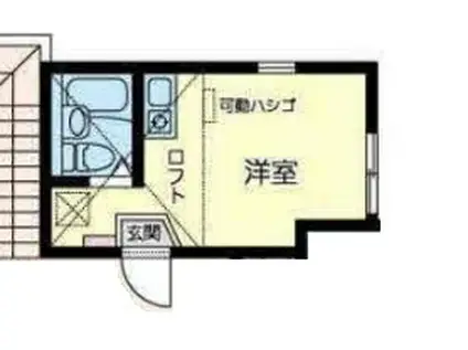 ユナイト井土ヶ谷スウィーツベリーオペラ(ワンルーム/2階)の間取り写真