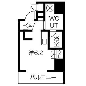 エルフォルテ五反田(ワンルーム/9階)の間取り写真