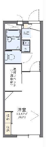 レオパレスドリーム(1K/2階)の間取り写真
