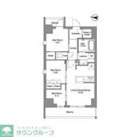 BPRレジデンス東日暮里(3LDK/6階)の間取り写真