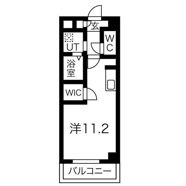 PRIMAVERA(ワンルーム/2階)の間取り写真