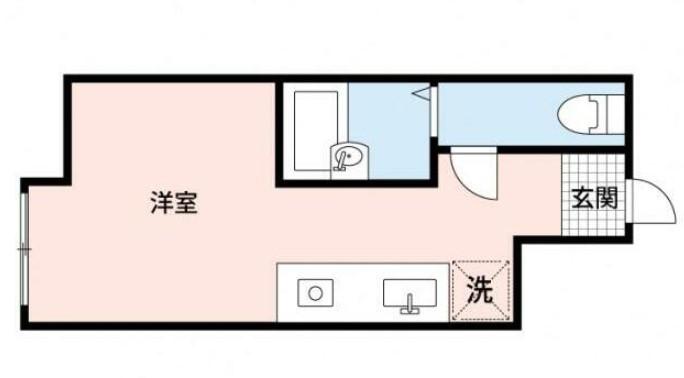 プリメーラ川崎(ワンルーム/2階)の間取り写真