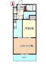 アンクルール(1LDK/3階)の間取り写真