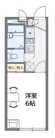 レオパレスラプランタン(1K/1階)の間取り写真
