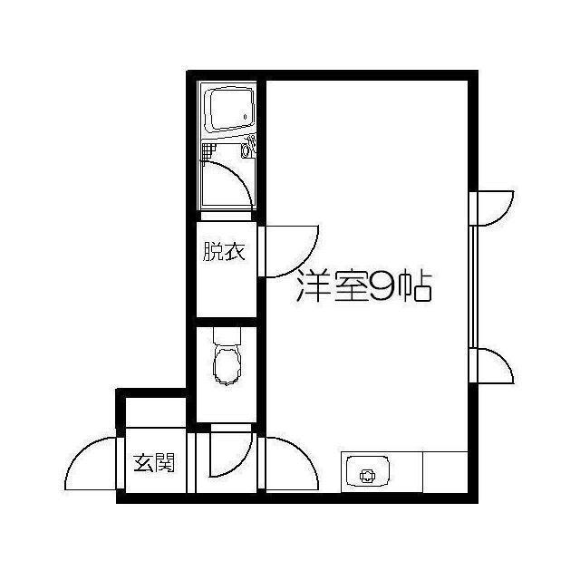 パステルアベニュー(ワンルーム/2階)の間取り写真