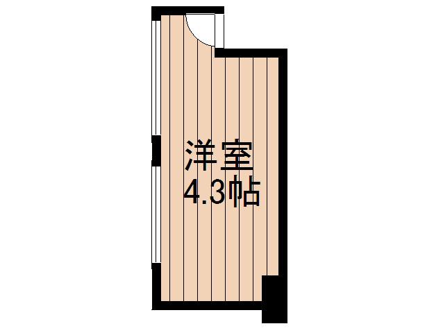 TCRE -大山-(ワンルーム/3階)の間取り写真