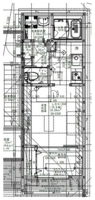 ミモザイズム五反野(1LDK/3階)の間取り写真