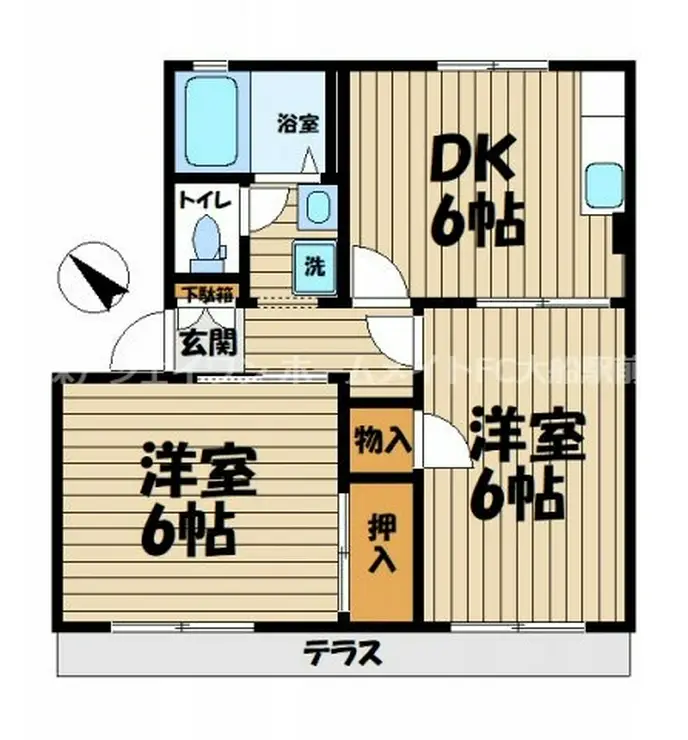 カーサベルデ 1階階 間取り