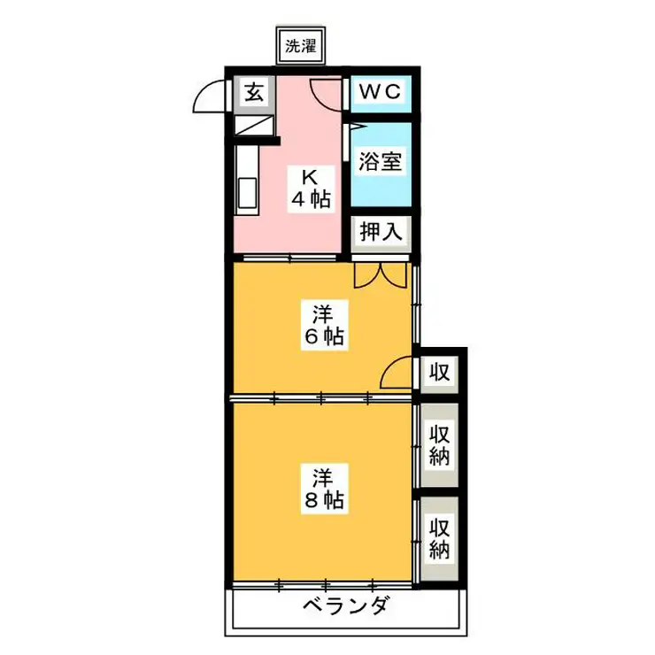 コスモス 2階階 間取り