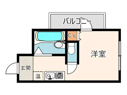 パシフィック新今宮(ワンルーム/7階)の間取り写真