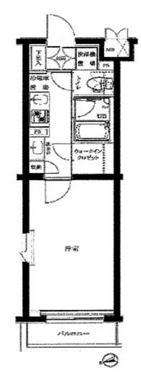 ルーブル中馬込弐番館 2階階 間取り