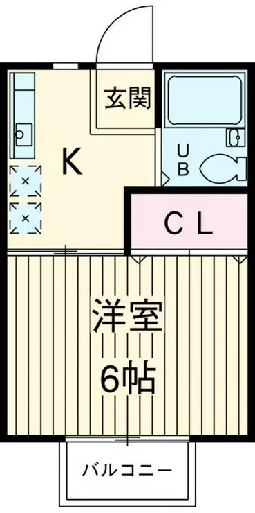 エステート長津田I 1階階 間取り