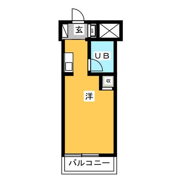 スカイコート戸塚 3階階 間取り