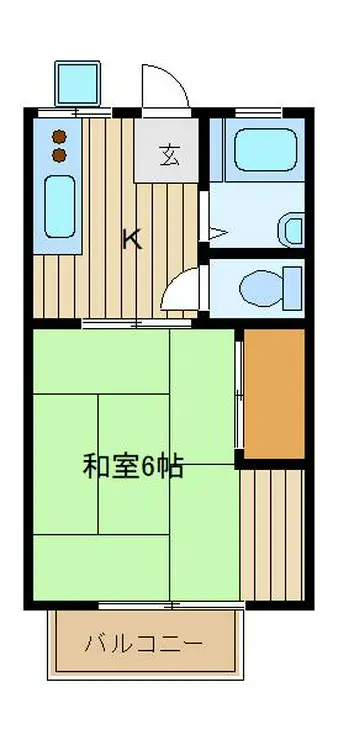 ハイムローゼ 2階階 間取り