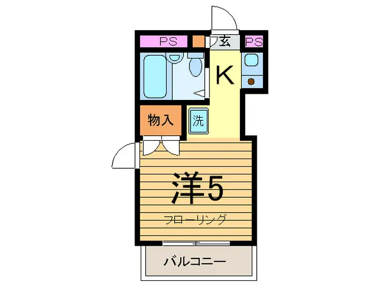 第二玉川グランドハイツ 3階階 間取り