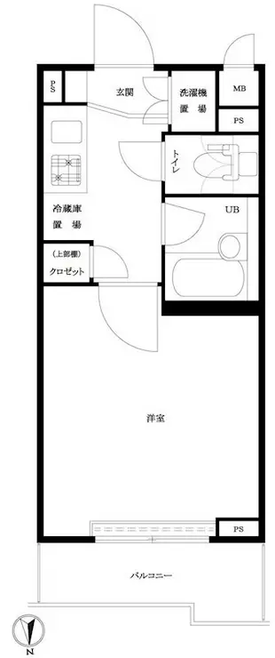 ルーブル大鳥居 3階階 間取り