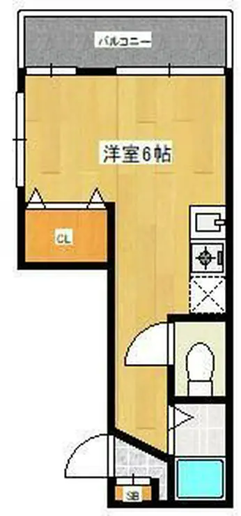 ステラ東門前 2階階 間取り