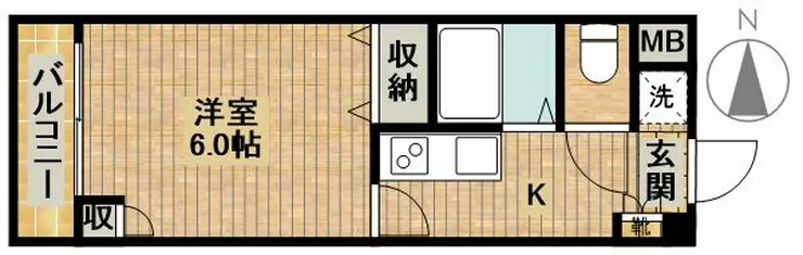 セシーズイシイ6 2階階 間取り