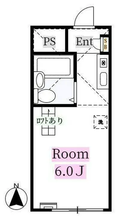 クレドハイツ矢向 1階階 間取り