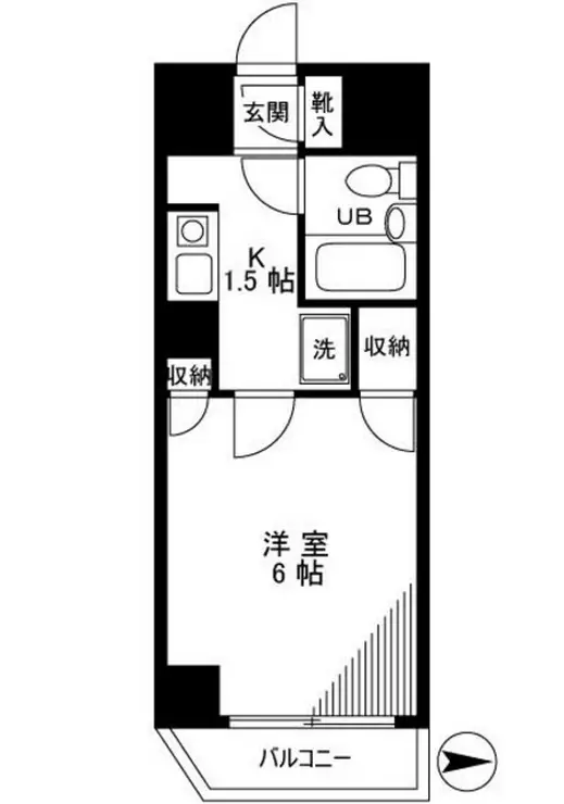 グランデール八王子 2階階 間取り