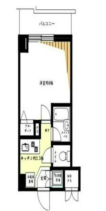 ルーブル都立大学参番館 3階階 間取り