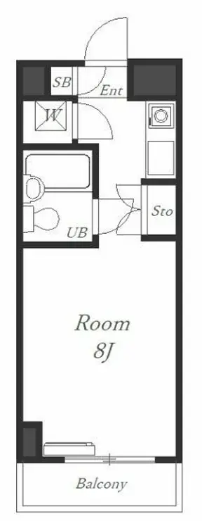 ジョイフル関内 7階階 間取り