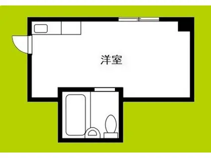 COCOメゾン西田辺(ワンルーム/2階)の間取り写真