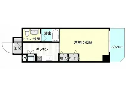 GRANMA FUKUYOSHI(1K/3階)の間取り写真