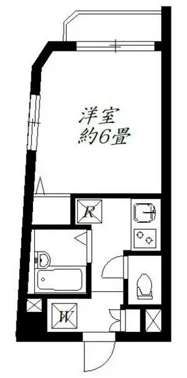 エスコート都立大学 4階階 間取り