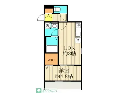 リーヴェル新小岩プレミオ(1LDK/2階)の間取り写真