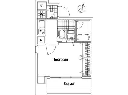 ブライズ神田(1K/2階)の間取り写真