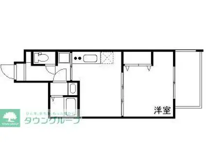 ユリカロゼAZ墨田イースト(1DK/5階)の間取り写真