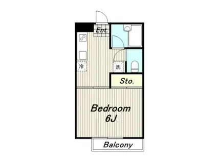 スターハイツ(1K/1階)の間取り写真