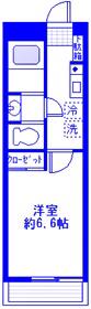 スピカハイツ弘明寺(1K/1階)の間取り写真