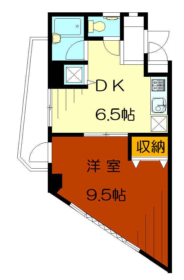 プレジ・K(1K/3階)の間取り写真