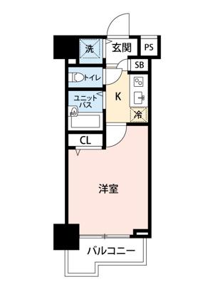 マイナビSTAY池袋2(1K/5階)の間取り写真