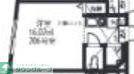 メティス北沢(ワンルーム/2階)の間取り写真