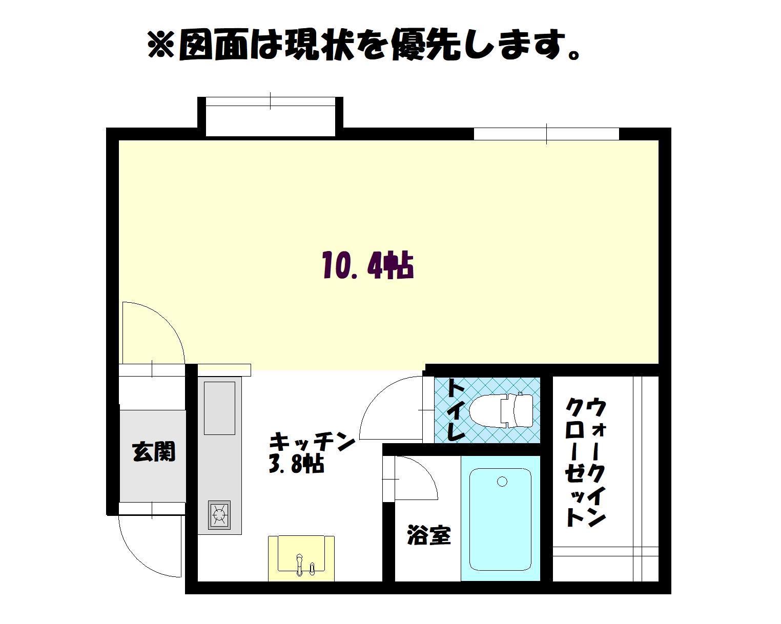 PUREGOLD(1K/1階)の間取り写真