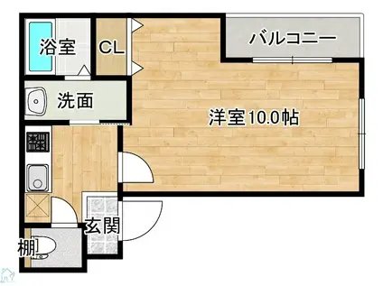 フジパレス豊里VI番館(1K/2階)の間取り写真