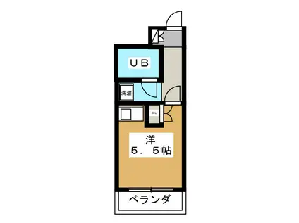 コーポカヤマ(ワンルーム/3階)の間取り写真